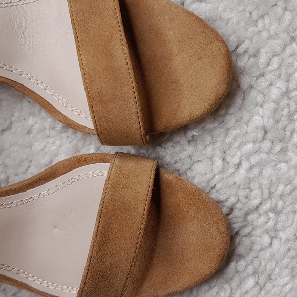 MAJE FARRIA suede block heels in camel size 40 - Picture 14 of 16
